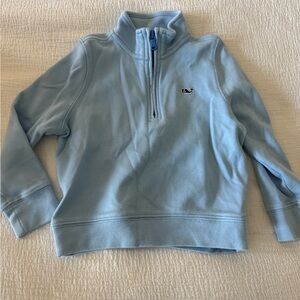 Vineyard Vines Toddler Light Blue Quarter-Zip Pullover